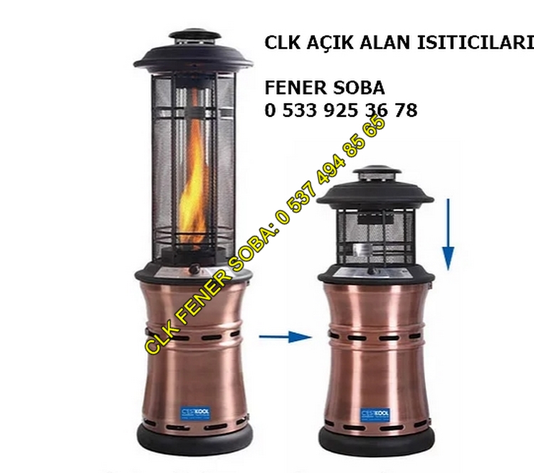 CLK Fener Soba Bakır Kahverengi Tüplü Bahçe Isıtıcısı Açık Alan Isıtıcı - Image 11